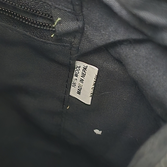 Multicolor Pom Pom Ball Purse Shoulder Bag 100% Wool Made In Nepal - Picture 6 of 11